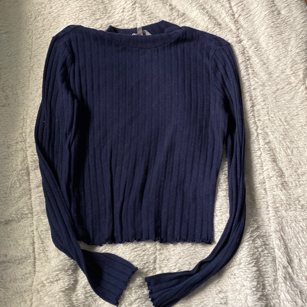 Navy blue, long sleeve, Candies shirt